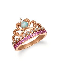 Le Vian  Ladies Neopolitan Opal Ring in 14K Strawberry Gold