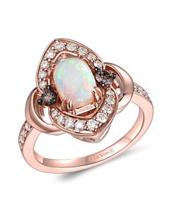 Le Vian Ladies Neopolitan Opal Rings set in 14K Strawberry Gold