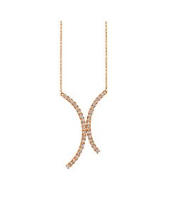 Le Vian Ladies Nude Palette Necklace set in 14K Strawberry Gold