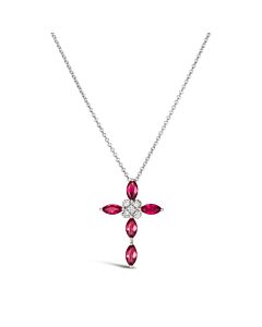 Le Vian Ladies Passion Ruby Necklaces set in 14K Vanilla Gold