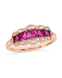 Le Vian Ladies Passion Ruby Rings set in 14K Strawberry Gold