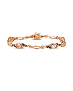 Le Vian Ladies Semi Precious Fashion Bracelet in 14K Strawberry Gold