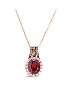 Le Vian Ladies Vivids Necklaces set in 14K Strawberry Gold