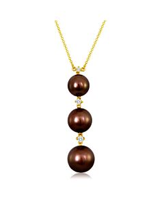 Le Vian Ladies Wisdon Pearls Necklaces set in 14K Honey Gold