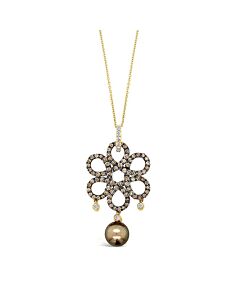 Le Vian Ladies Wisdon Pearls Necklaces set in 14K Honey Gold