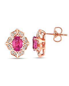Le Vian  Passion Ruby Earrings set in 14K Strawberry Gold