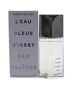 Leau Bleue Dissey Eau Fraiche by Issey Miyake for Men - 2.5 oz EDT Spray