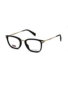 Levi's 52 mm Black Eyeglass Frames