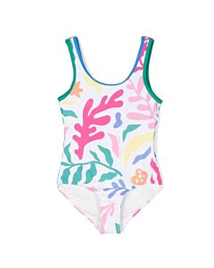 Little Marc Jacobs Girls Coral Reef 1-Piece Swimsuit