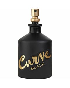 Liz Claiborne Men's Curve Black EDC Spray 4.0 oz (Tester) Fragrances 719346631082