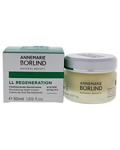 LL Regeneration System Vitality Revitalizing Night Cream by Annemarie Borlind for Unisex - 1.7 oz Cream