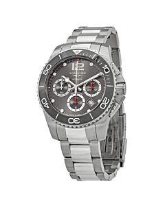 Men's HydroConquest Chronograph Stainless Steel Grey Dial Watch
