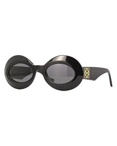 Loewe 52 mm Shiny Black Sunglasses