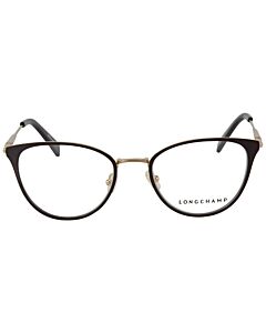 Longchamp 50 mm Black Eyeglass Frames