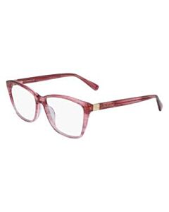 Longchamp 51 mm Striped Rose Eyeglass Frames