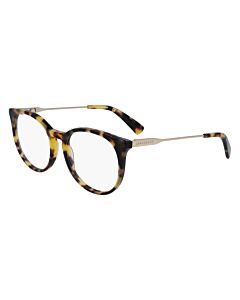 Longchamp 51 mm Tokyo Havana Eyeglass Frames