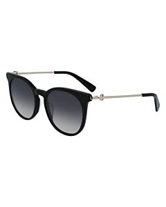 Longchamp 52 mm Black Sunglasses