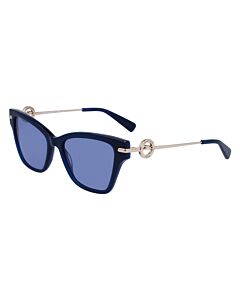 Longchamp 52 mm Blue Sunglasses
