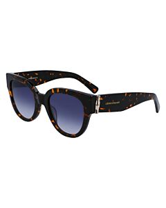 Longchamp 52 mm Dark Havana Sunglasses