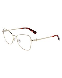 Longchamp 52 mm Gold Eyeglass Frames