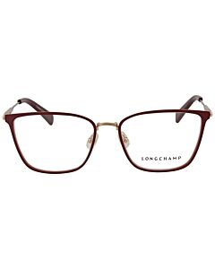 Longchamp 52 mm Red Eyeglass Frames