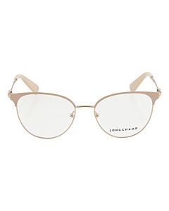 Longchamp 52 mm Rose Gold Eyeglass Frames