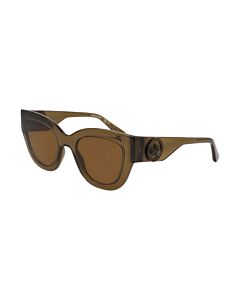 Longchamp 52 mm Transparent Khaki Sunglasses