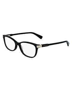 Longchamp 53 mm Black Eyeglass Frames
