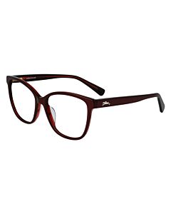 Longchamp 53 mm Metallic Red Eyeglass Frames