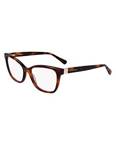 Longchamp 54 mm Havana Eyeglass Frames