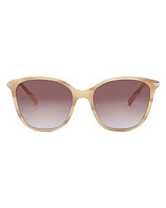 Longchamp 54 mm Marble Beige Sunglasses