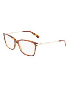 Longchamp 55 mm Havana Eyeglass Frames