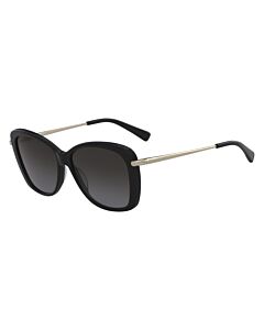 Longchamp 56 mm Black Sunglasses