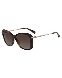 Longchamp 56 mm Blonde Havana Sunglasses
