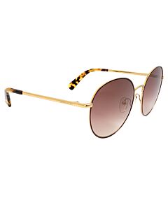 Longchamp 56 mm Gold Sunglasses