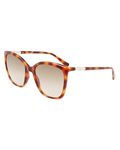 Longchamp 56 mm Tortoise Sunglasses
