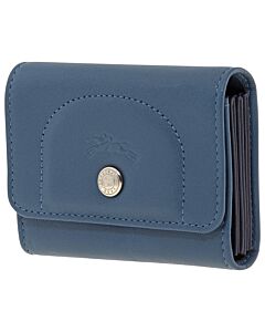 Longchamp Teal Blue Card Case