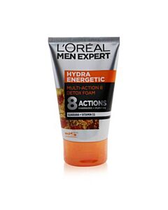 L'Oreal Men's Hydra Energetic Multi-Action 8 Detox Foam 3.38 oz Skin Care 6923700959741