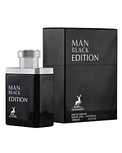 Maison Alhambra Men's Black Edition EDP Spray 3.4 oz Fragrances 6291108730201