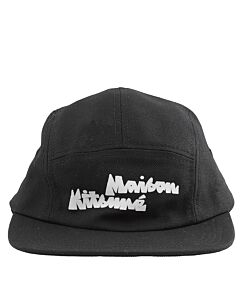 Maison Kitsune X Bill Rebholz Black Cotton-Blend 5P Cap, Size One Size