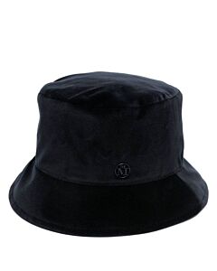 Maison Michel Ladies Navy Jason Velvet Bucket Hat