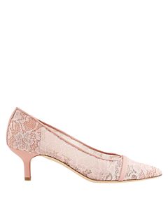 Malone Souliers Ladies Rina 45 Pointed-Toe Lace Pumps