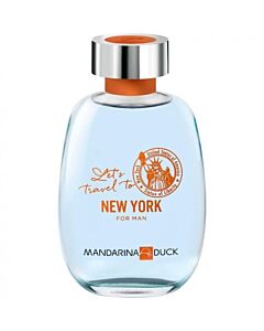 Mandarina Duck Men's Lets Travel To New York EDT Spray 3.4 oz (Tester) Fragrances 8427395013651