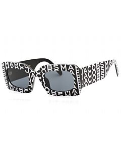 Marc Jacobs 51 mm Black White Logo Sunglasses