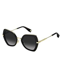 Marc Jacobs 52 mm Black/Gold Sunglasses