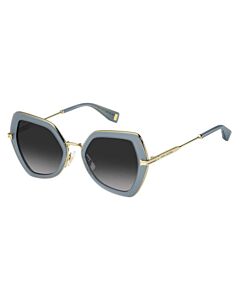 Marc Jacobs 52 mm Blue/Gold Sunglasses