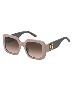 Marc Jacobs 53 mm Beige/Grey Sunglasses