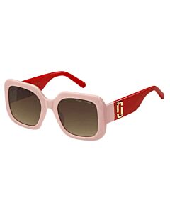 Marc Jacobs 53 mm Pink/Red Sunglasses