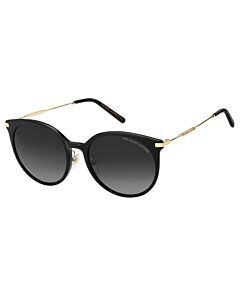 Marc Jacobs 54 mm Black Gold Sunglasses
