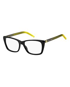 Marc Jacobs 54 mm Black Yellow Eyeglass Frames
